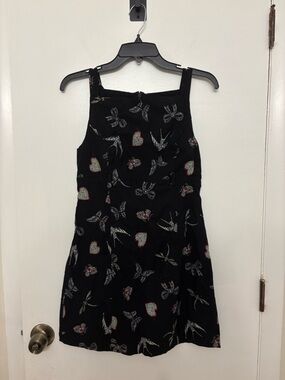 MAEVE by Anthropologie | Sleeveless Boat-Neck Mini Dress | Whimsigoth Bows | 8